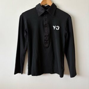 Y-3 Black Button-Up Shirt